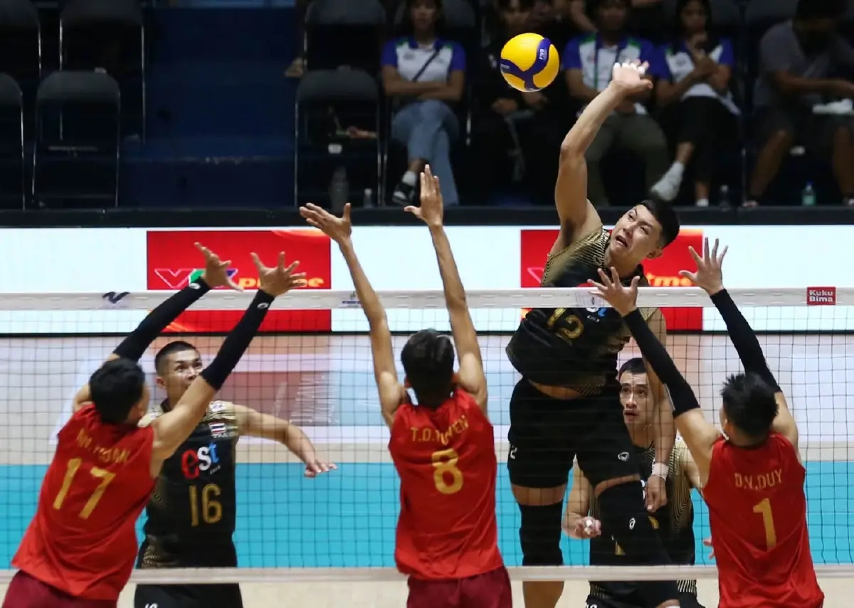 ผลวอลเลย์บอลชาย ทีมชาติไทย ชนะ เมียนมา 3-0 เซต ศึก SEA V Cup 2026