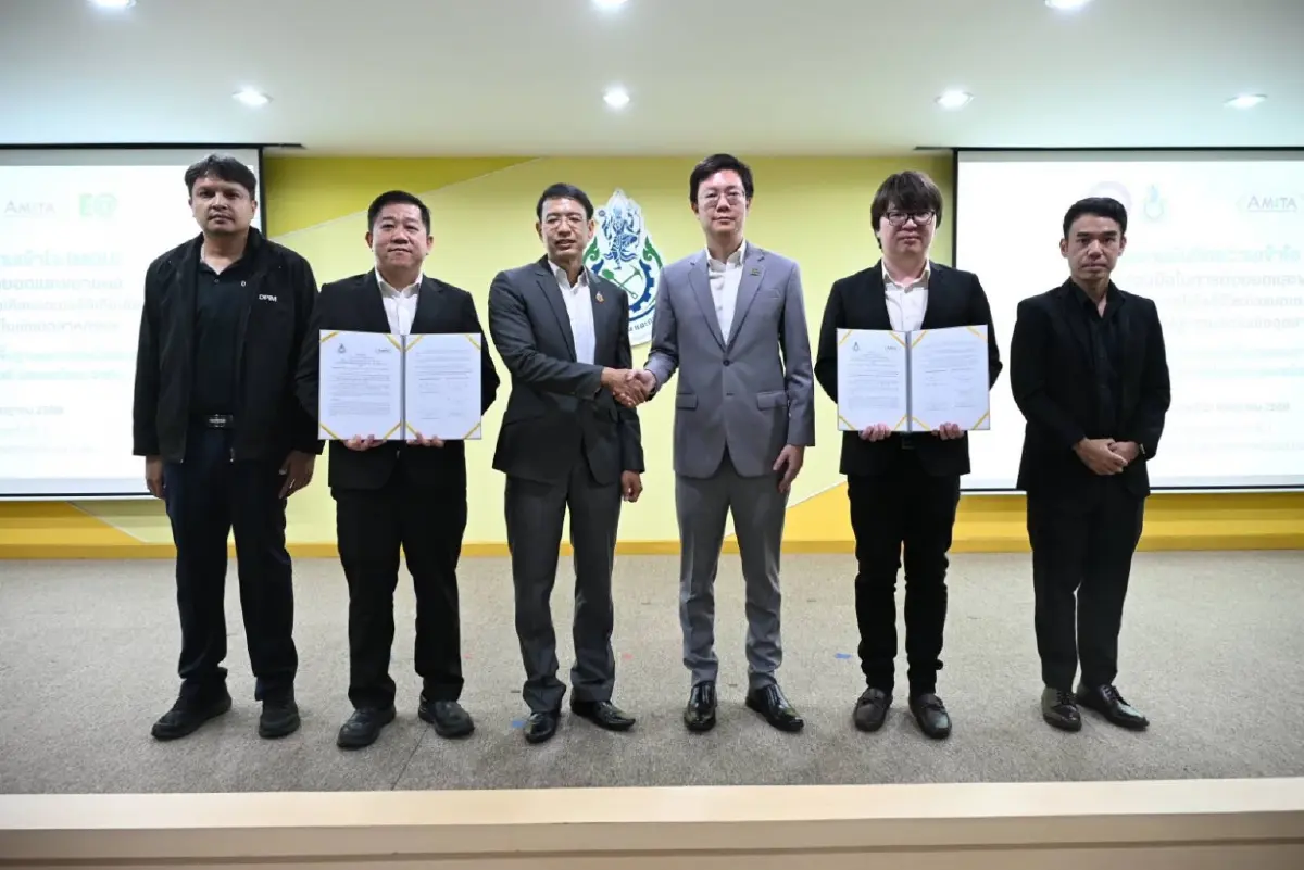 กพร. ผนึก อมิตา ลุยรีไซเคิลแบต EV ครบวงจร ดันมูลค่าซากพุ่ง 2.6 แสนบาทต่อตัน