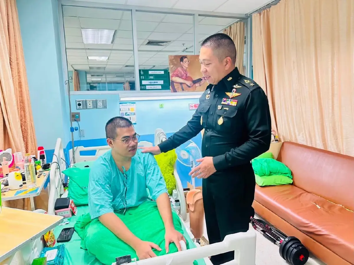 เงินเยียวยา 10 ล้าน! ทหารเหยียบทุ่นระเบิดขาขาด ชายแดนไทย-กัมพูชา
