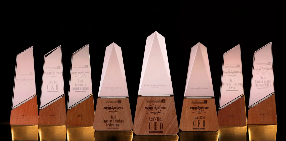 ปตท. คว้า 8 รางวัล ในงาน 16th Asian Excellence Award
