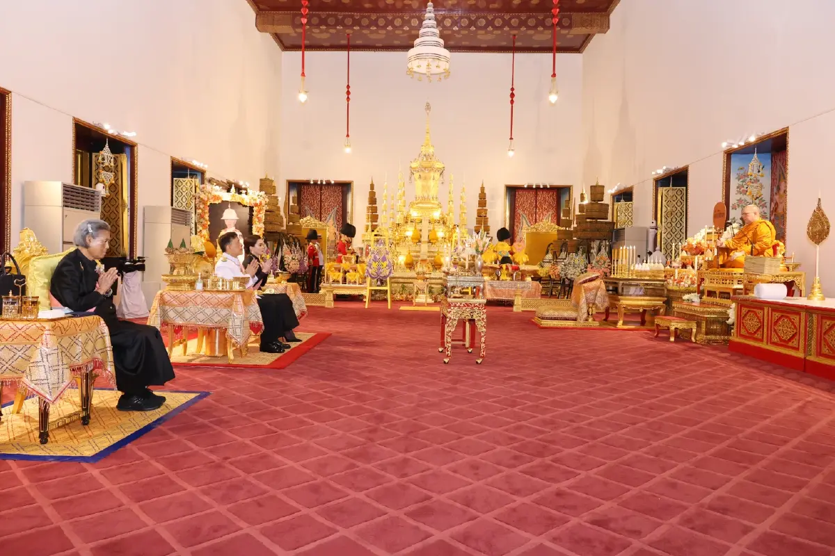 ในหลวง-พระราชินี ทรงบำเพ็ญพระราชกุศลปัญญาสมวาร 50 วัน พระราชทานพระศพ เจ้าฟ้าพัชรกิติยาภาฯ