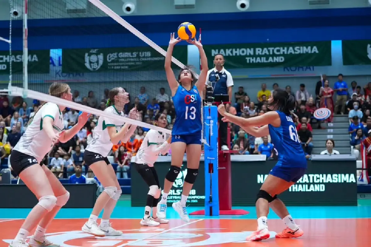 ถ่ายทอดสดวอลเลย์บอลหญิง U18 ไทย พบ อุซเบกิสถาน ชิงแชมป์เอเชีย 2026