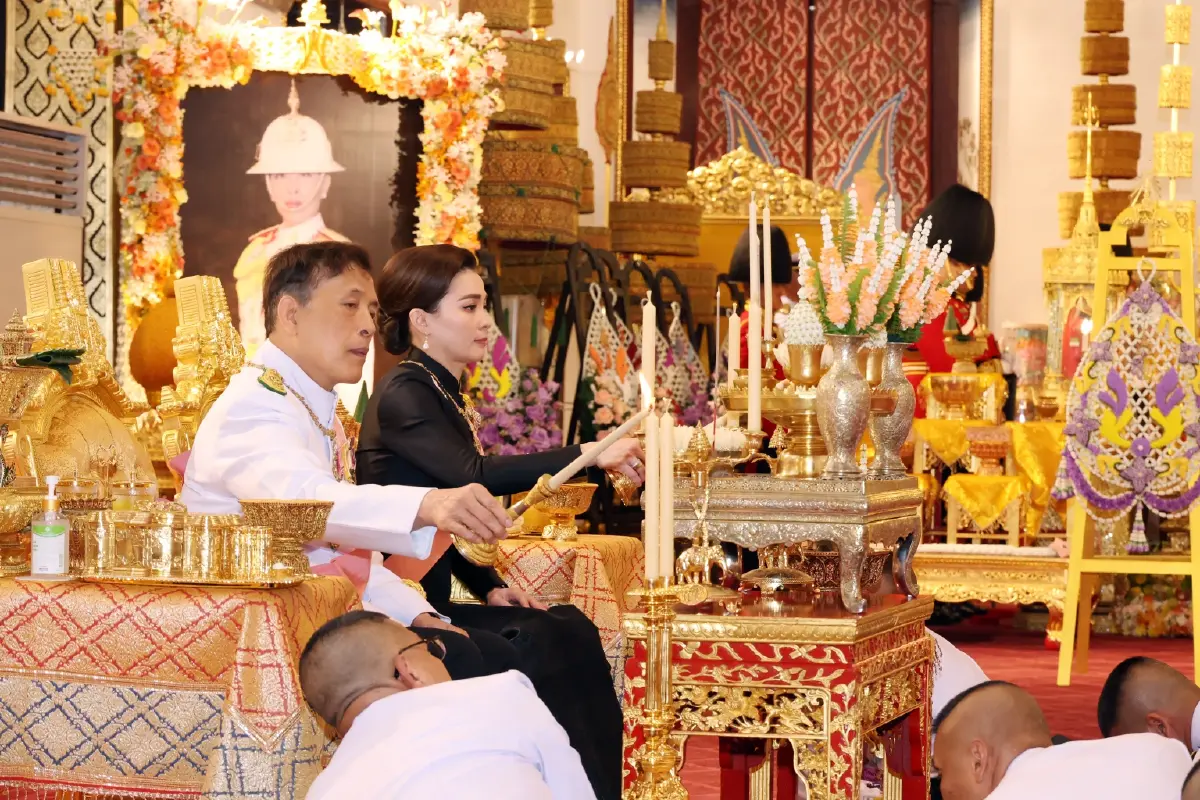 ในหลวง-พระราชินี ทรงบำเพ็ญพระราชกุศลปัญญาสมวาร 50 วัน พระราชทานพระศพ เจ้าฟ้าพัชรกิติยาภาฯ