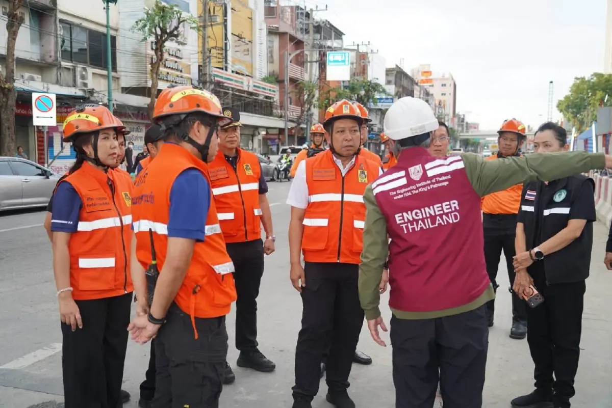 เปิดผลตรวจล่าสุด อาคารทรุด เหตุน้ำรั่วอุโมงค์รถไฟฟ้าวงเวียนใหญ่