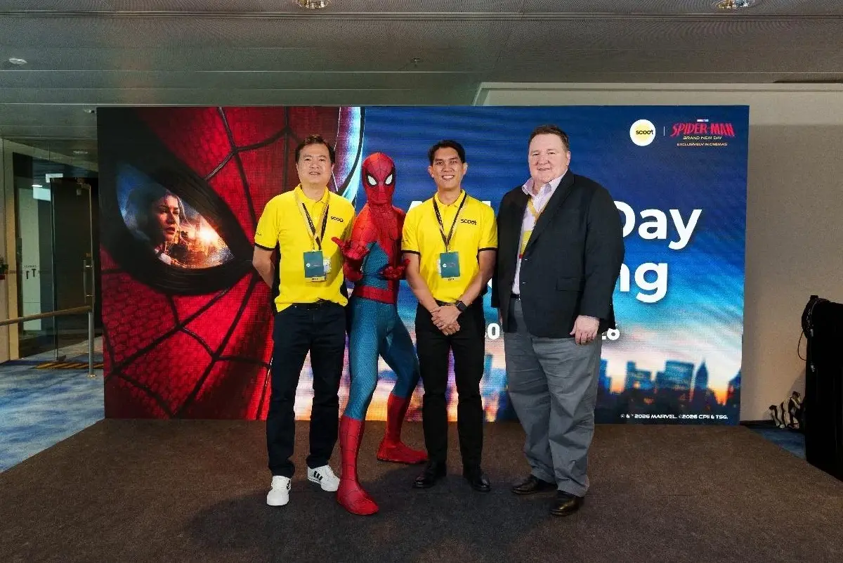 ‘สกู๊ต’ เปิดตัวเครื่องบินธีม Spider-Man: Brand New Day ตกแต่งจัดเต็ม ยกระดับประสบการณ์เดินทาง