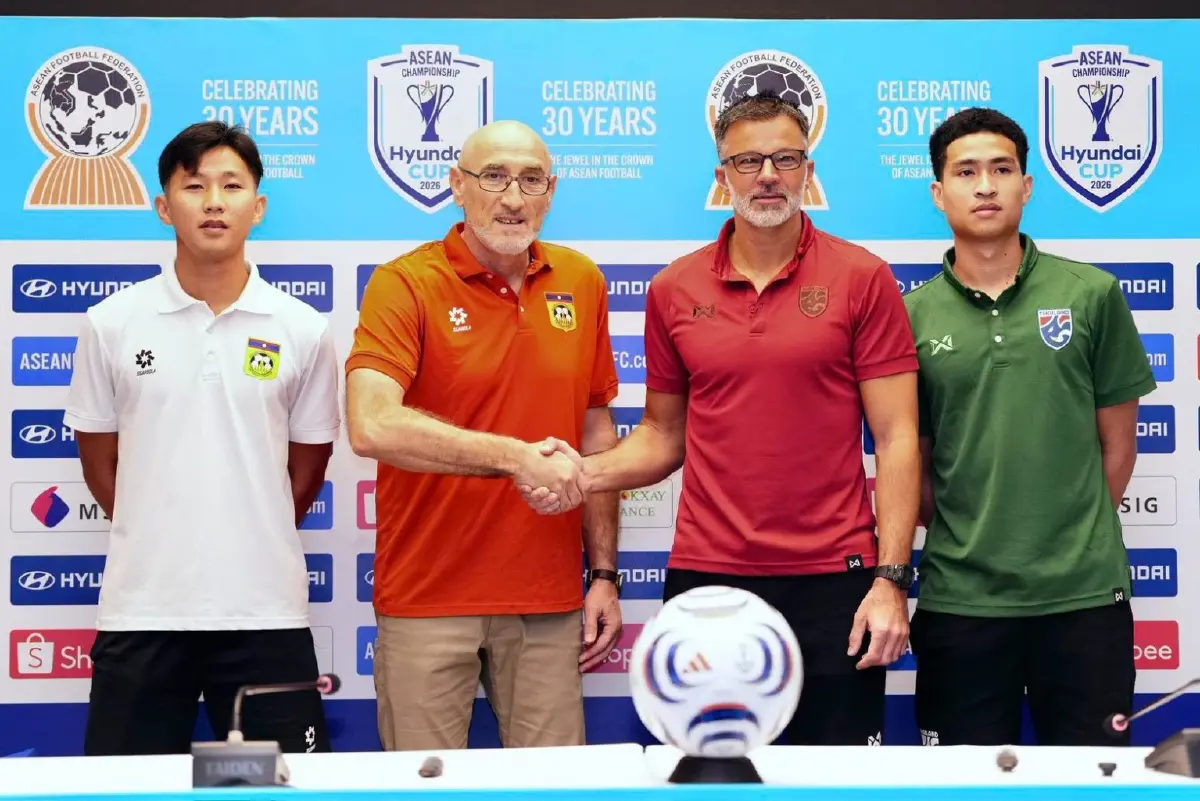 ถ่ายทอดสดฟุตบอลชาย ทีมชาติไทย พบ ลาว ดูบอลสด ชิงแชมป์อาเซียน 2026