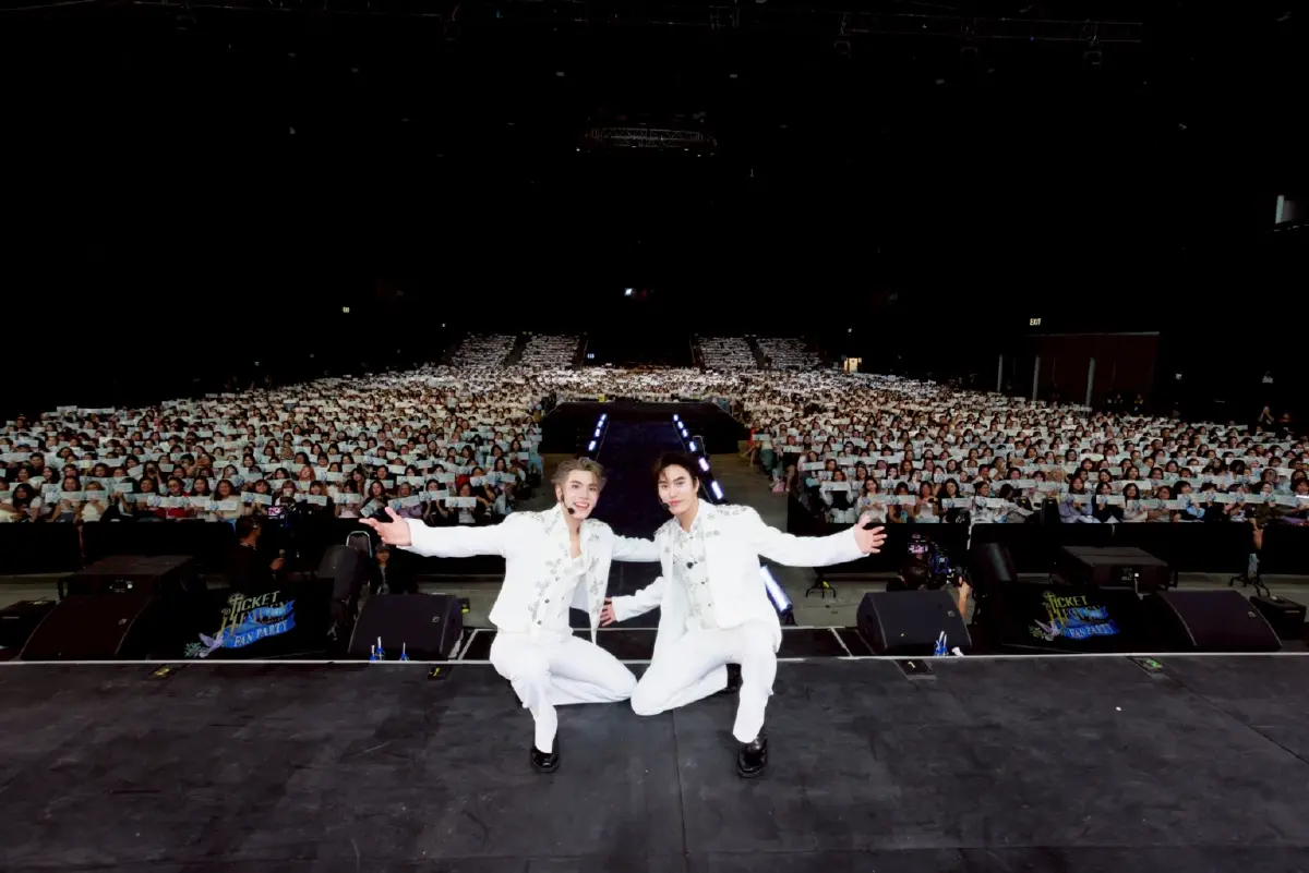 ‘เจมีไนน์-โฟร์ท’ นำทีมนักแสดงส่งท้ายซีรีส์ในงาน ‘Ticket to Heaven Fan Party’