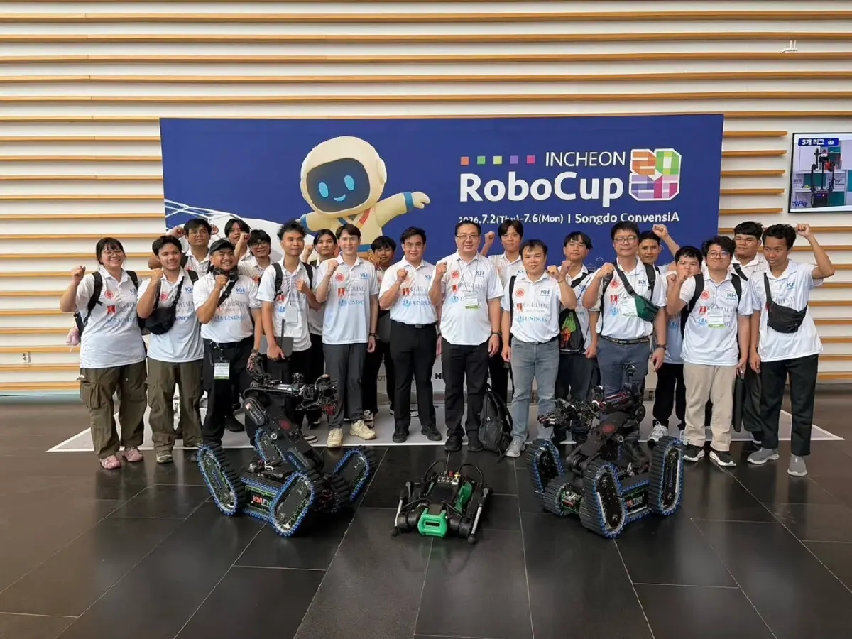 ทีมหุ่นยนต์กู้ภัย “iRAP Robot” มจพ. คว้าอันดับ 4 โลก “World RoboCup Rescue 2026”