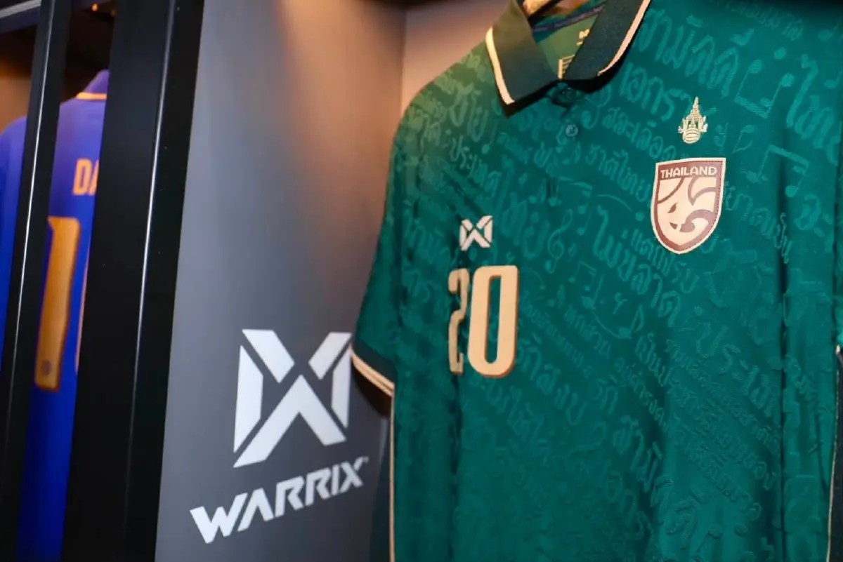 WARRIX เปิดตัวชุดแข่งช้างศึกใหม่ 2026/27 คอนเซปต์ "ไทยนี้รักสงบ" ประเดิมอาเซียนคัพ