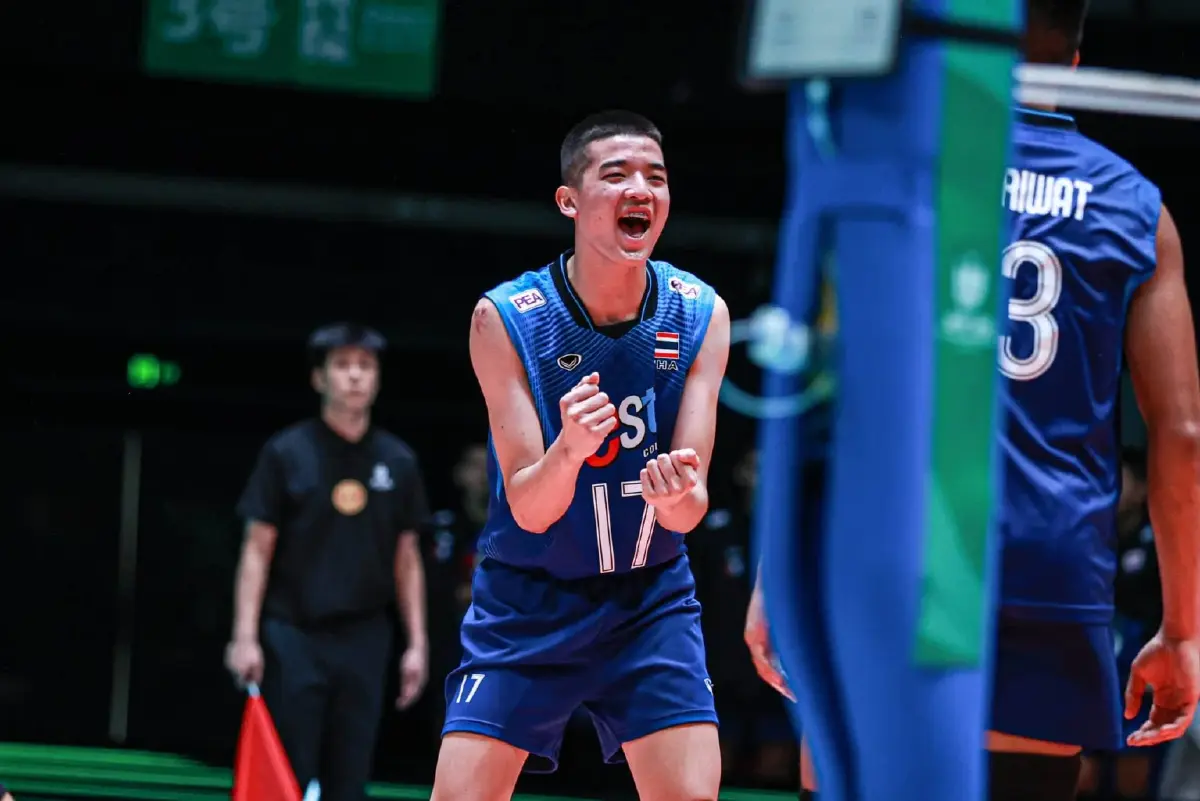 ผลวอลเลย์บอล U18 ไทย แพ้ ปากีสถาน คว้าอันดับ 2 สาย C ชิงแชมป์เอเชีย 2026