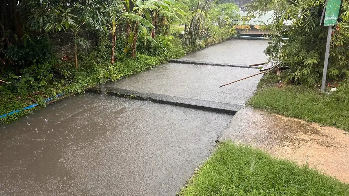 ด่วน! ภูเก็ตฝนตกหนัก สั่งยกของขึ้นที่สูง คลองบางใหญ่ ทะลัก 3 เมตร