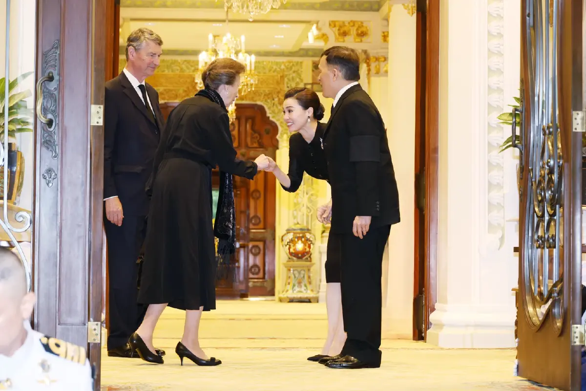 ในหลวง-พระราชินี ทรงรับเจ้าหญิงแอนน์ ในโอกาสเสด็จเยือนประเทศไทย