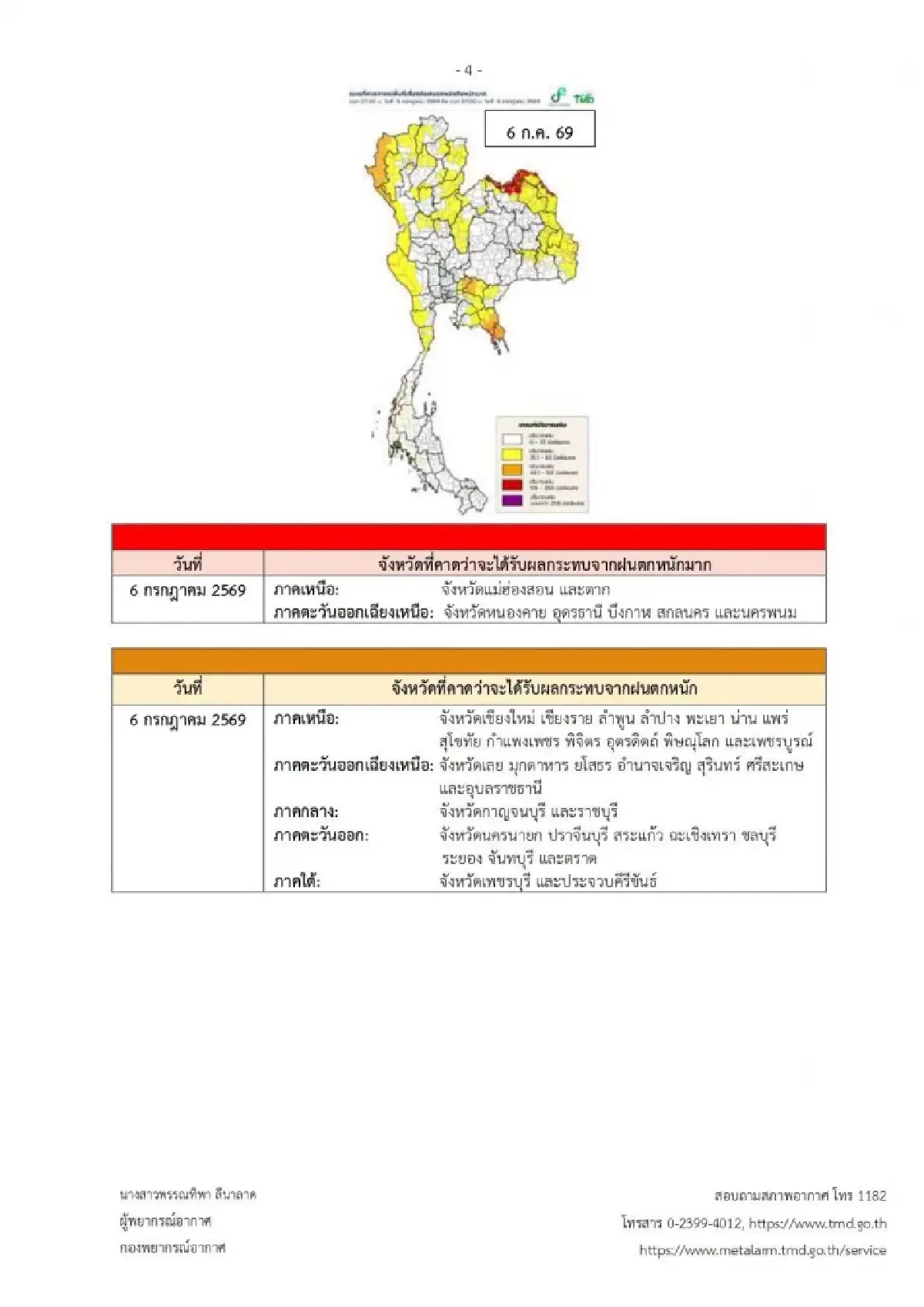พายุไมสัก ขึ้นฝั่งจีน เตือน ฉ.5 ร่องมรสุม ทำไทยอ่วมฝนตก 33 จังหวัด