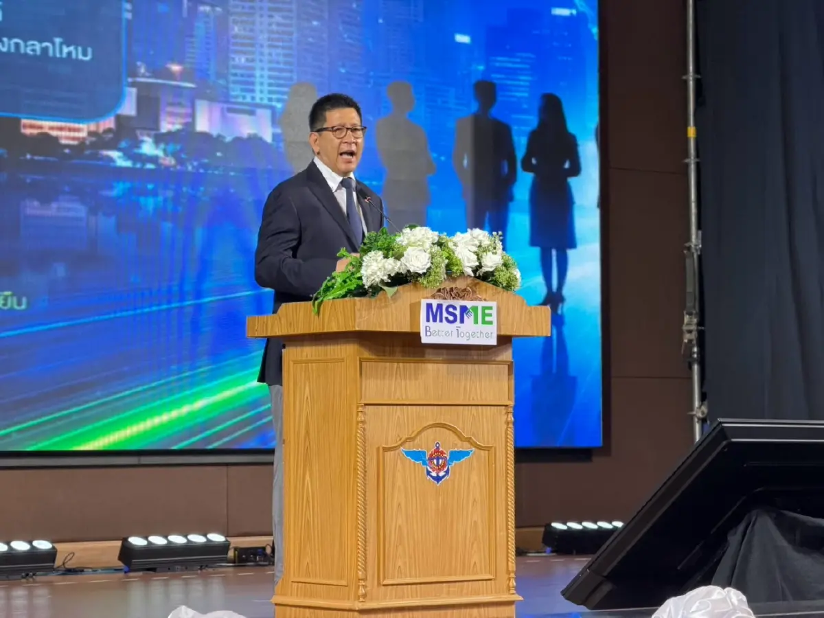 'เอกนิติ' กางแผนดัน MSME สู่ยุค AI -กติกาใหม่โลก ดันยุทธศาสตร์ 5T ช่วยรายย่อย