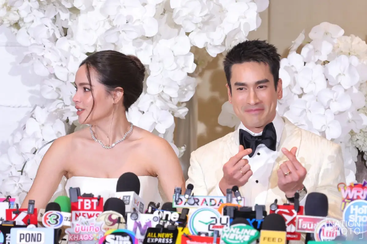 หวานชื่น "ณเดชน์-ญาญ่า" ควงคู่ฉลองวิวาห์ที่กรุงเทพฯ แฟนคลับร่วมยินดีแน่น