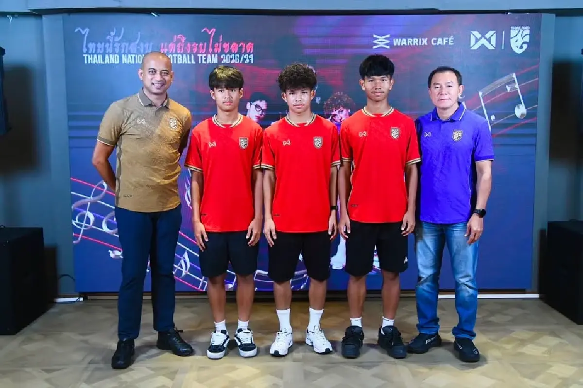 WARRIX เปิดตัวชุดแข่งช้างศึกใหม่ 2026/27 คอนเซปต์ "ไทยนี้รักสงบ" ประเดิมอาเซียนคัพ