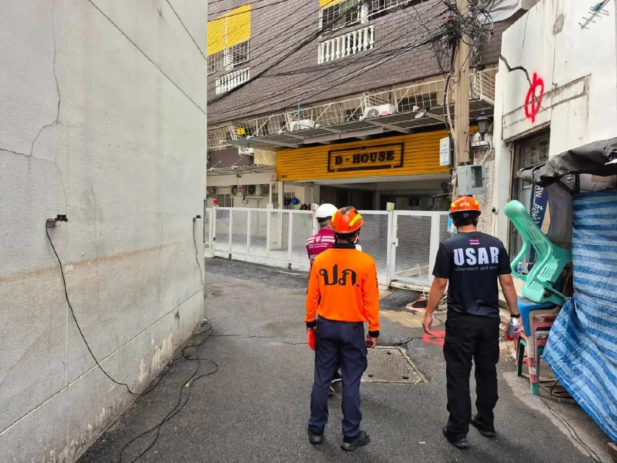 เปิดผลตรวจล่าสุด อาคารทรุด เหตุน้ำรั่วอุโมงค์รถไฟฟ้าวงเวียนใหญ่
