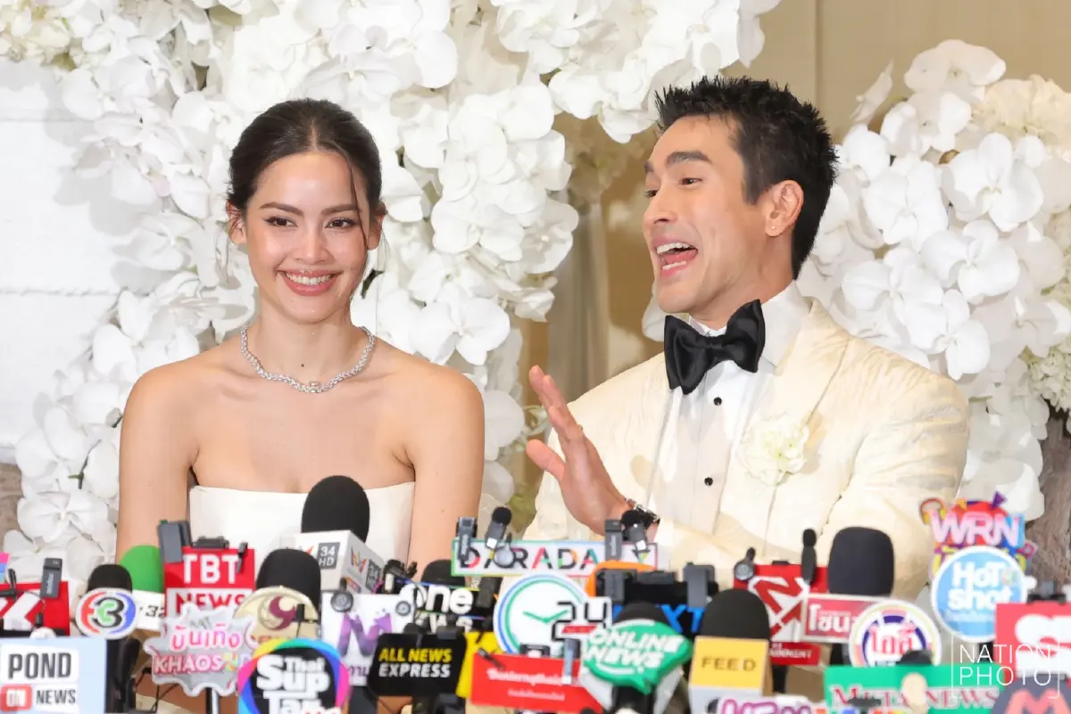 หวานชื่น "ณเดชน์-ญาญ่า" ควงคู่ฉลองวิวาห์ที่กรุงเทพฯ แฟนคลับร่วมยินดีแน่น