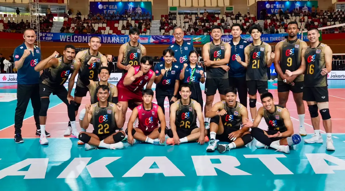 ถ่ายทอดสดวอลเลย์บอลชาย 'ทีมชาติไทย พบ เวียดนาม' ดูสด SEA V Cup 2026