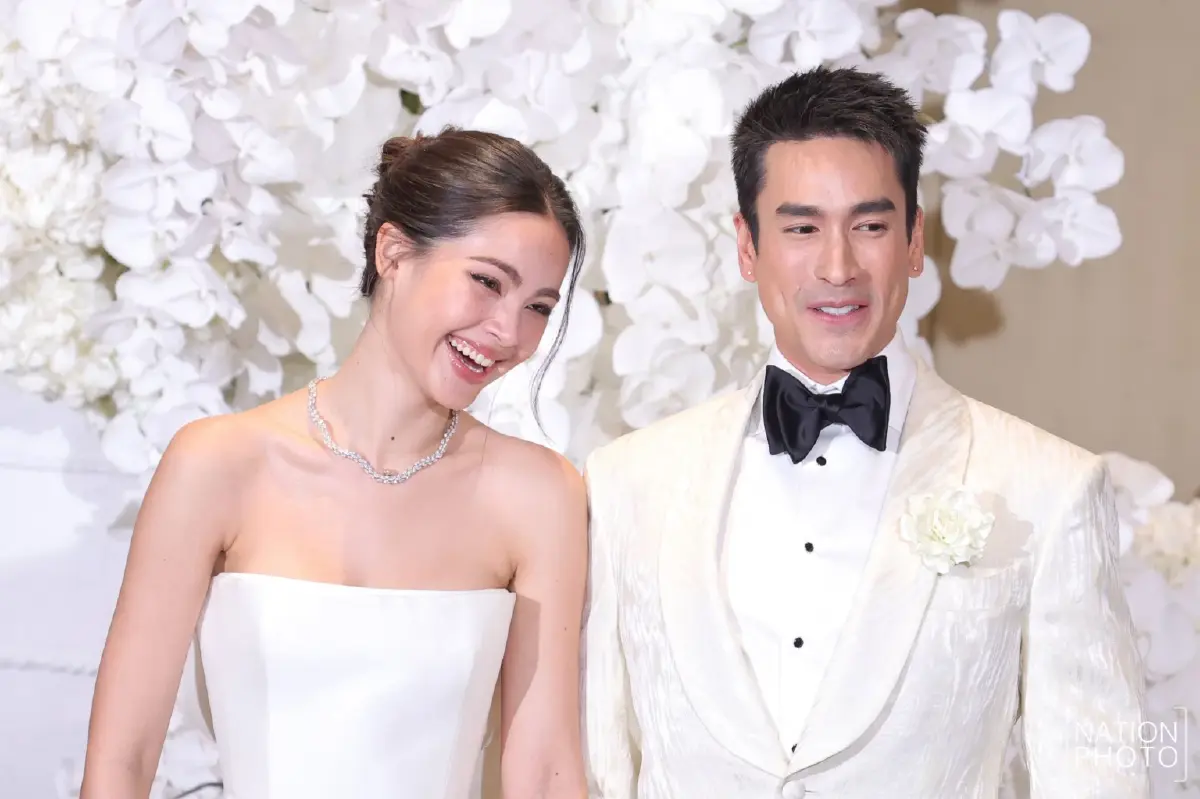 หวานชื่น "ณเดชน์-ญาญ่า" ควงคู่ฉลองวิวาห์ที่กรุงเทพฯ แฟนคลับร่วมยินดีแน่น