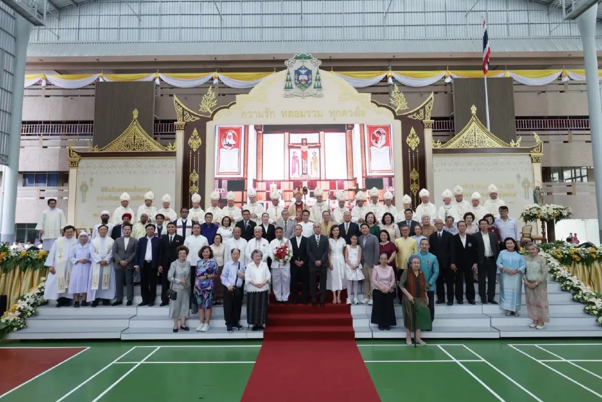 พิธีอภิเษก 'สุพจน์ ฤกษ์สุจริต' เข้ารับตำแหน่ง 'พระสังฆราช' แห่งสังฆมณฑลเชียงใหม่