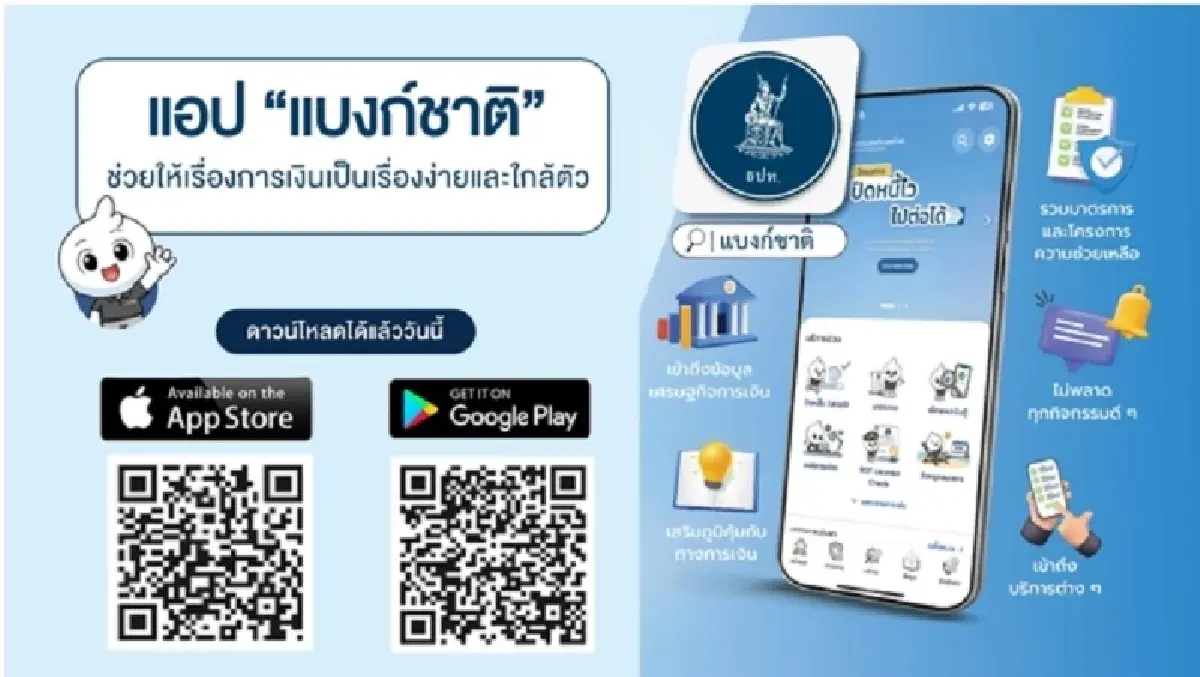 แอปฯ แบงก์ชาติ .. ย่อบริการ ธปท. ไว้ในมือคุณ