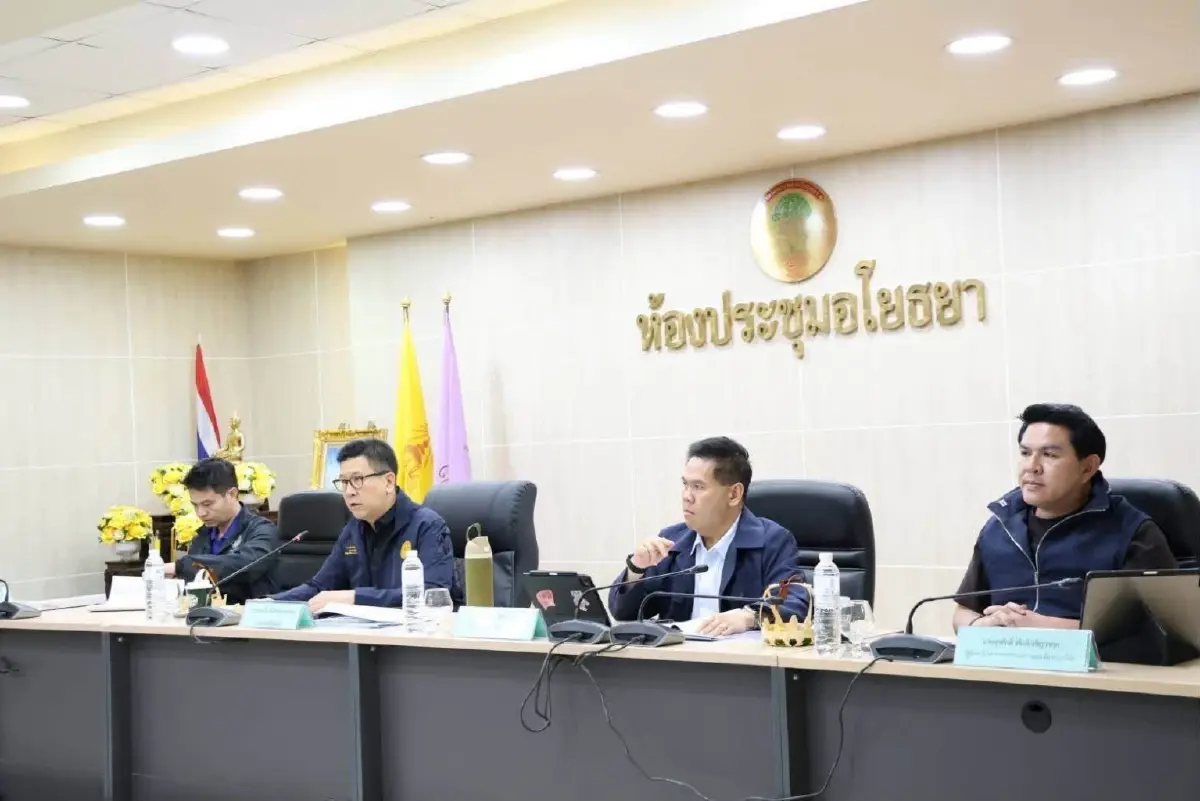 เอกนิติ นำประชุมป้องกันแก้อุทกภัย-ภัยแล้งภาคกลาง สั่งทำ Risk MAp