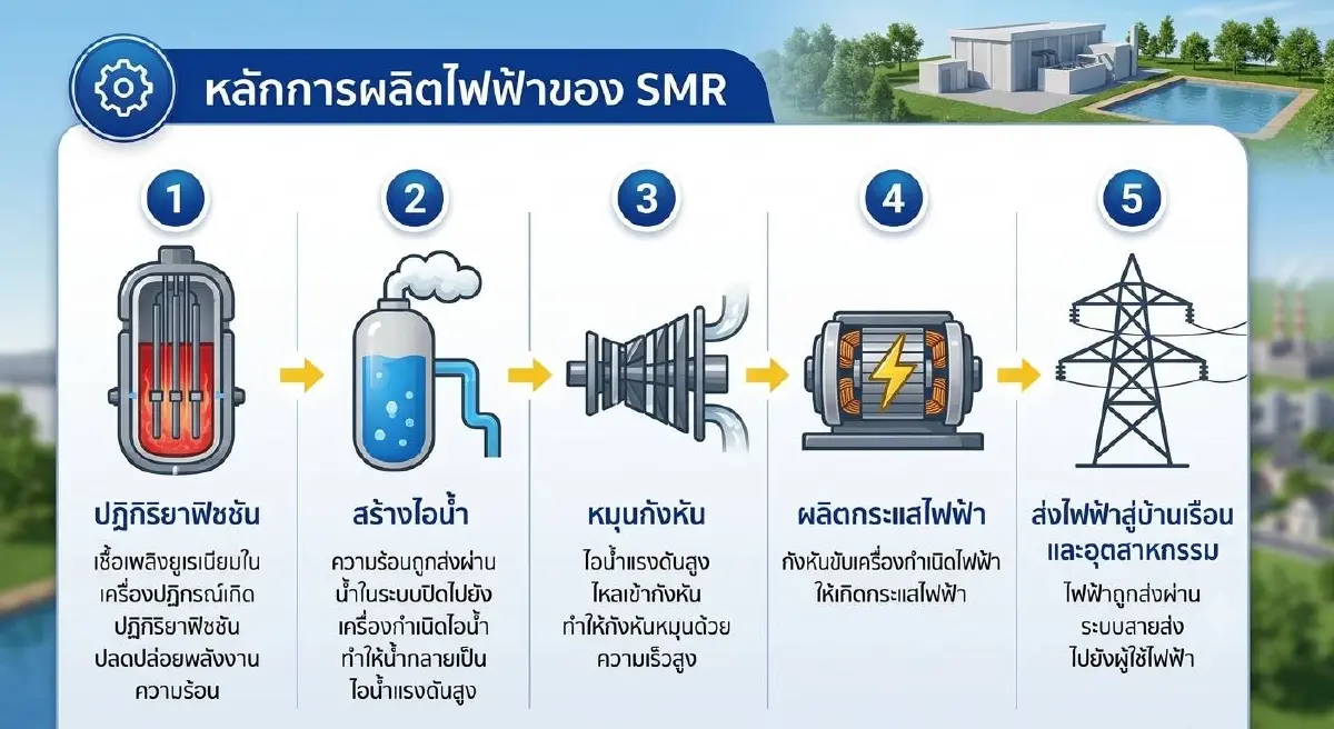 เจาะลึก SMR พลังงานสะอาด เติมเต็มความมั่นคงพลังงานไทย