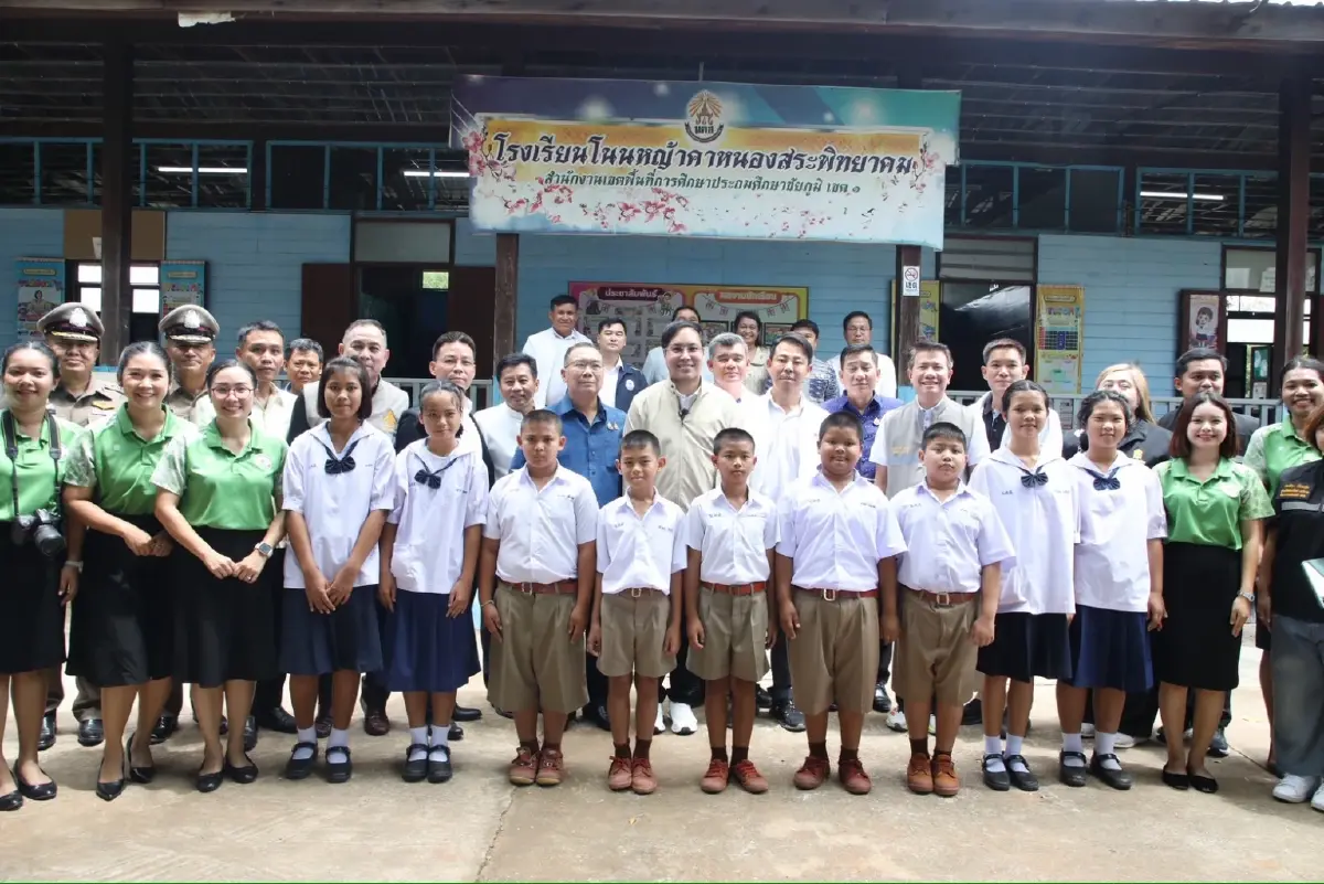 ‘อัครนันท์’ ลุย จ.ชัยภูมิ ตรวจโรงเรียนพื้นที่ห่างไกล ผลักดันสถานศึกษาปลอดภัย