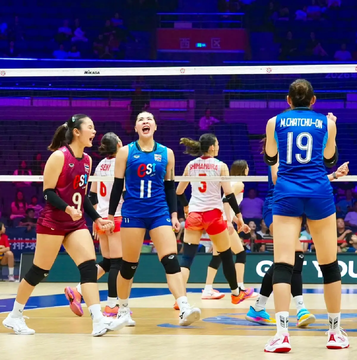 ผลวอลเลย์บอล นักตบสาวไทย ระเบิดฟอร์มเอาชนะ ญี่ปุ่น 3-1 เซต ทะลุชิงแชมป์เอเชีย 2026