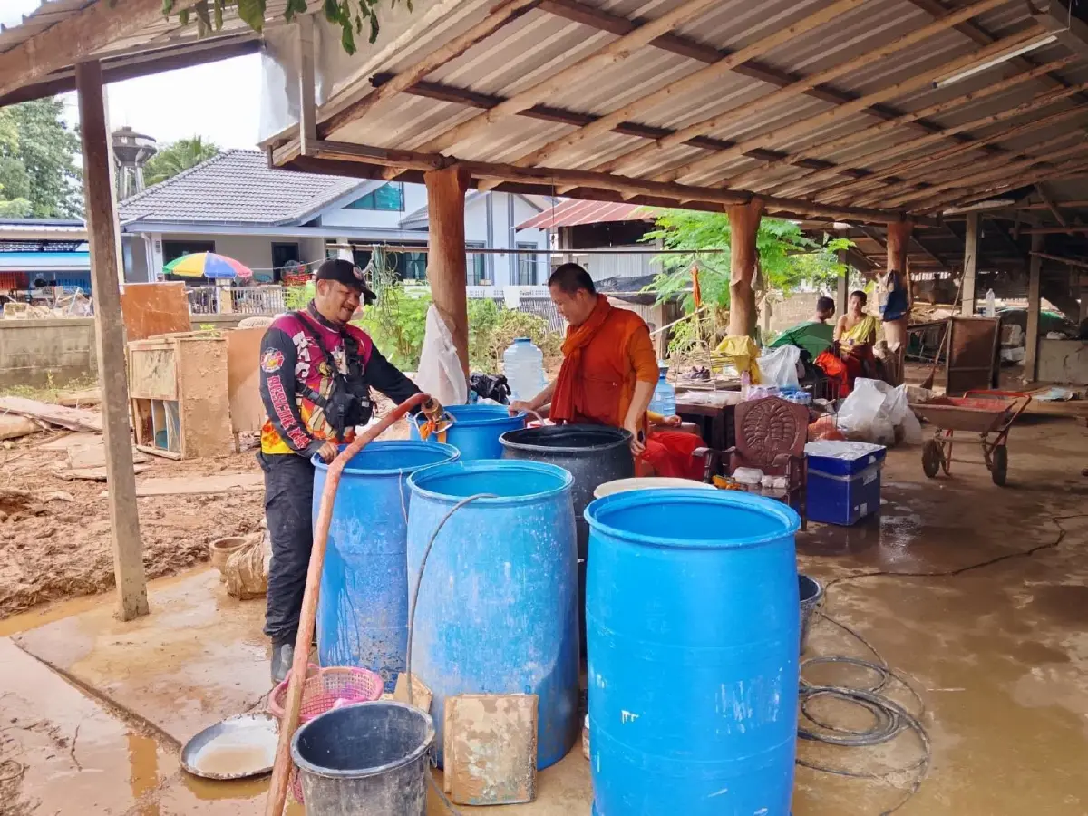 ฟื้นฟูน้ำท่วมน่าน 2569 อุตุฯ เตือนร่องมรสุมดักทาง พายุนาร์รา ถล่มทางอ้อม