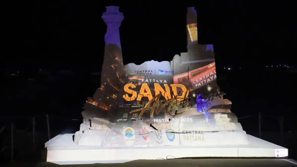 ชวนเที่ยว ‘ศิลปะทราย’ ริมชายหาดพัทยา Pattaya Sand and Art Festival 2026
