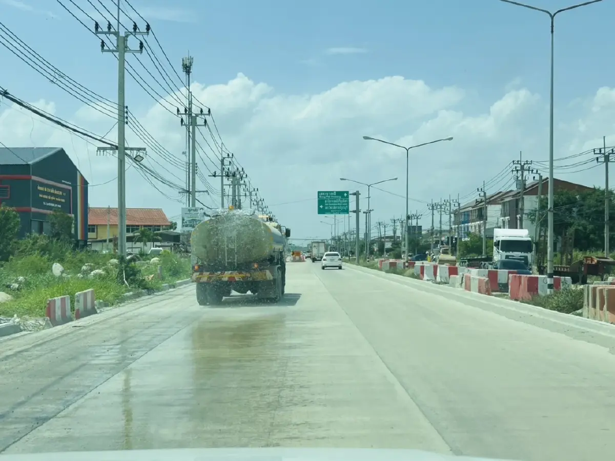 ทช. เร่งขยายถนนบางบ่อ–บางเสาธง เพิ่ม 6 ช่องจราจร คาดเสร็จปี 2570