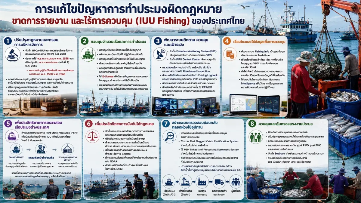 กรมประมงยกระดับป้องกัน IUU ชูนวัตกรรมยั่งยืนดันส่งออก