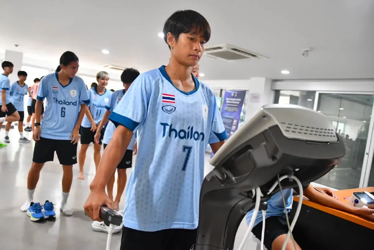 ฟุตบอลหญิงไทย ทดสอบร่างกายก่อนเข้าแคมป์เก็บตัวเตรียมลุยศึก เอเชียน เกมส์ ครั้งที่ 20