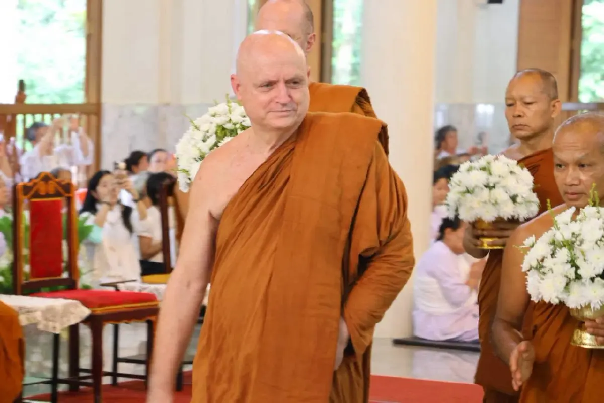 อุบลฯ ต้อนรับ 'สมเด็จฌอน ชยสาโร' เยือนวัดหนองป่าพง รำลึกหลวงปู่ชา