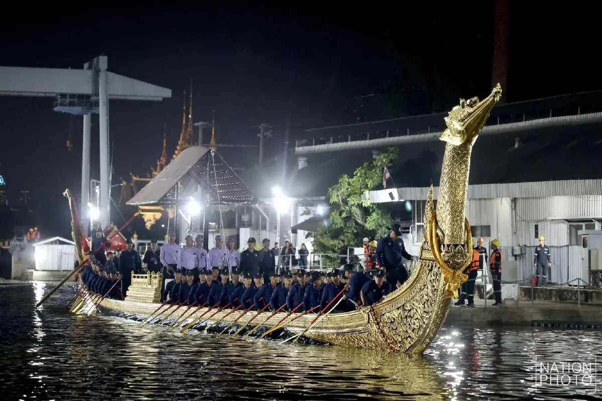 อัญเชิญเรือพระที่นั่งสุพรรณหงส์ เตรียมพร้อมขบวนพยุหยาตราทางชลมารค
