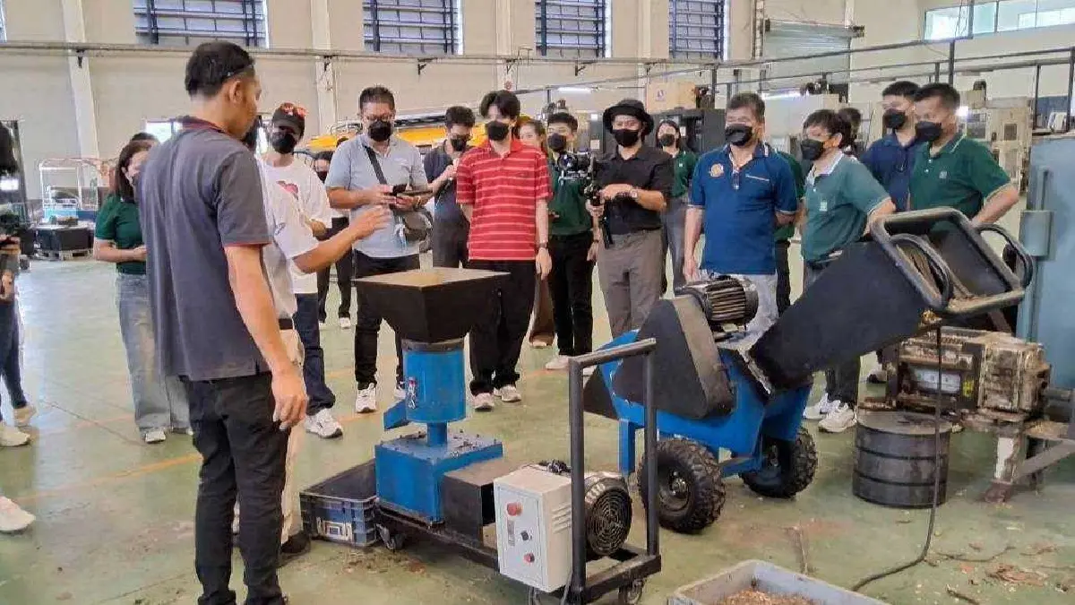 ลำพูนแปรรูปเศษวัสดุเกษตรเป็นชีวมวลลดฝุ่นPM2.5สร้างรายได้