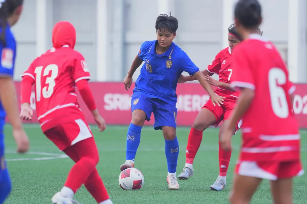 ผลบอล ฟุตบอลหญิงไทย U17 ชนะ อินโดนีเซีย บี 2-0 ประเดิมศึก Srikandi Merdeka Cup 2026