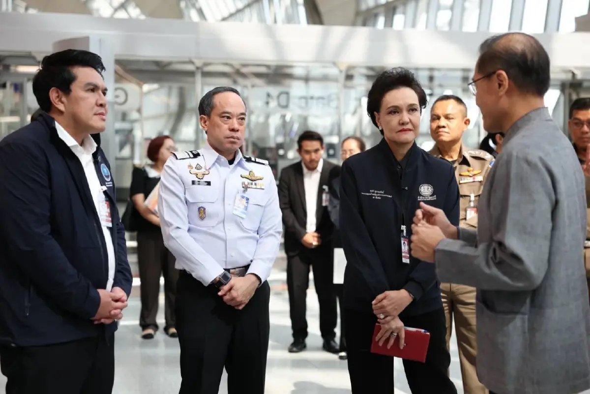 ศุภจี นำทีมรัฐมนตรีลุยสุวรรณภูมิ เร่งแก้คอขวด ตม.เพิ่ม Auto Gate