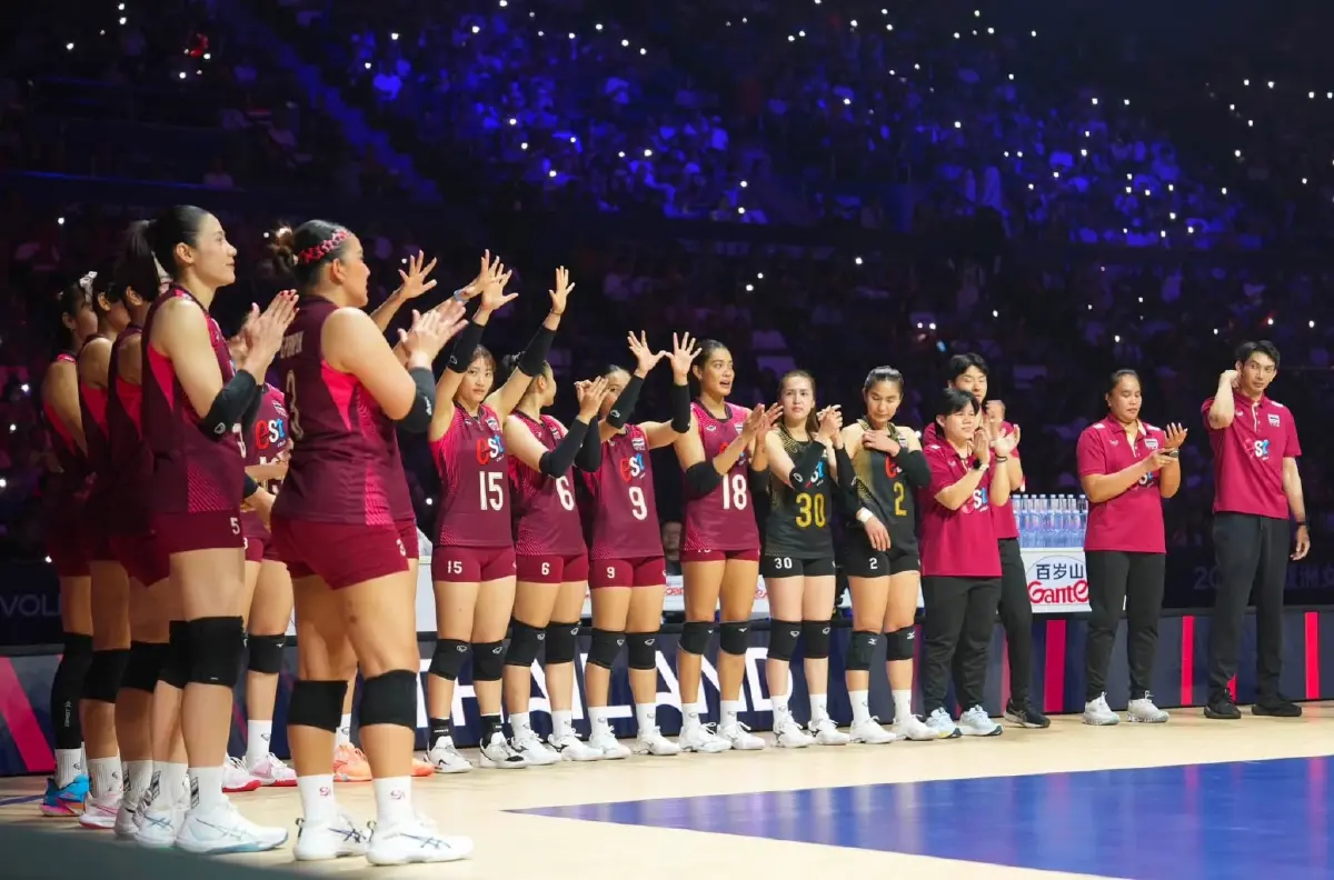 สาวไทย โค่น จีน 3-2 เชต ผงาดแชมป์เอเชีย 2026 คว้าตั๋วโอลิมปิก LA2028