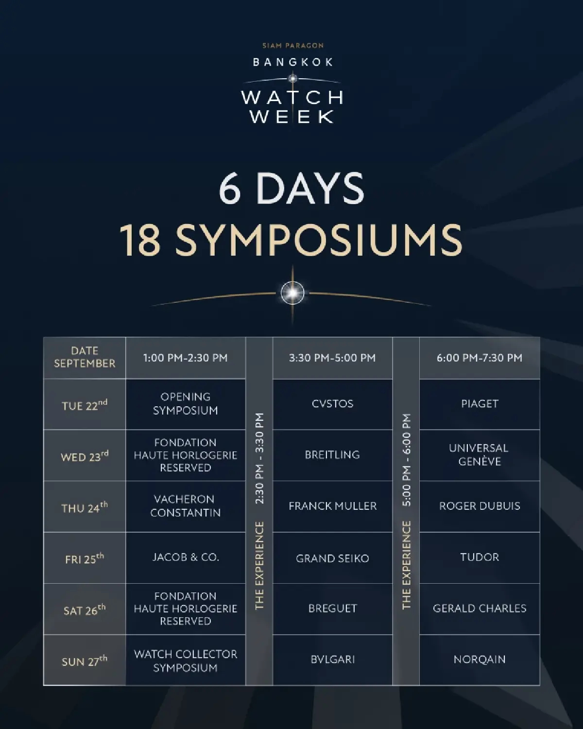 Siam Paragon Bangkok Watch Week 2026 ยกระดับกรุงเทพฯ สู่ Global Watch Destination