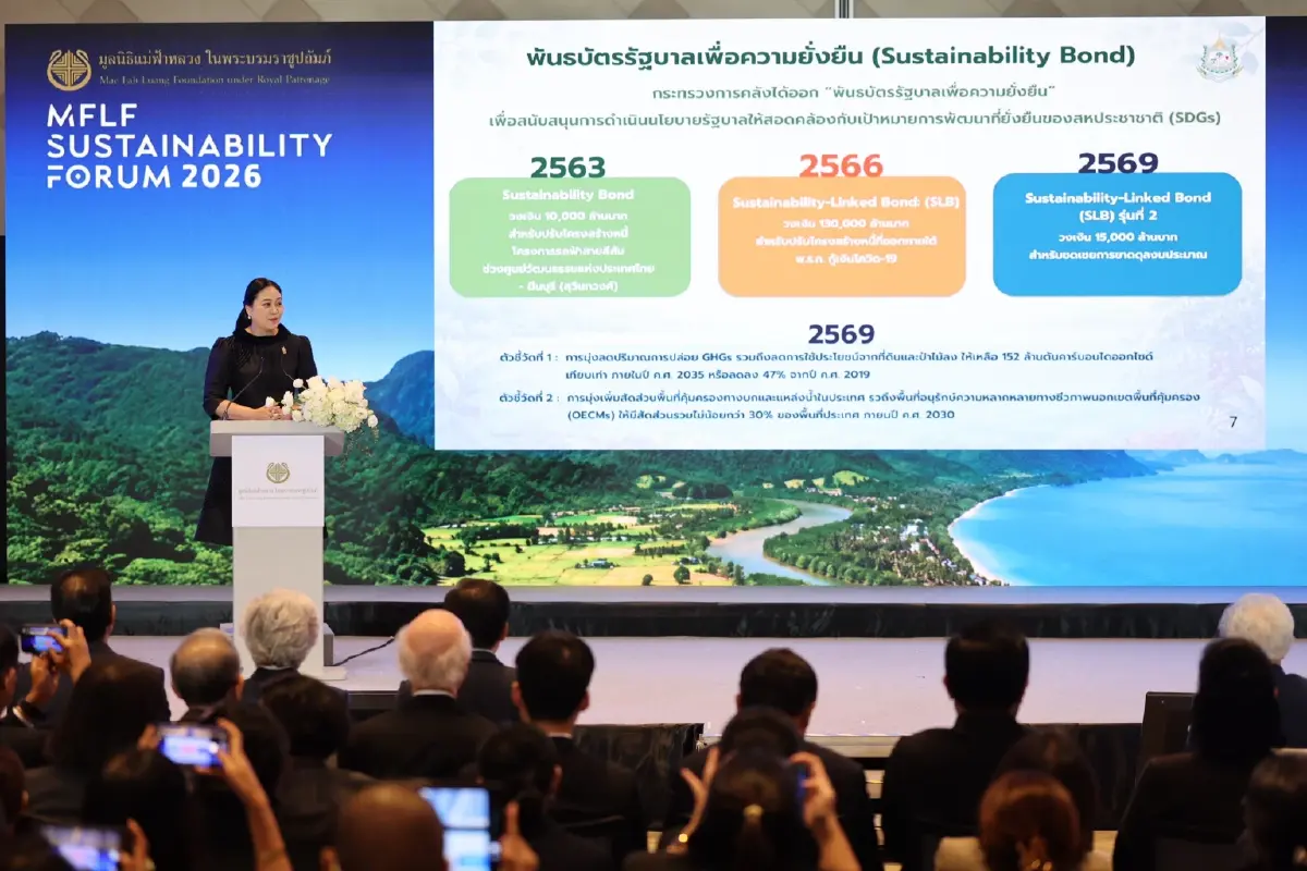 ‘มูลนิธิแม่ฟ้าหลวงฯ’ จัดเวที ‘MFLF Sustainability Forum 2026’ ดัน ‘ทุนธรรมชาติ’ เป็นเศรษฐกิจใหม่