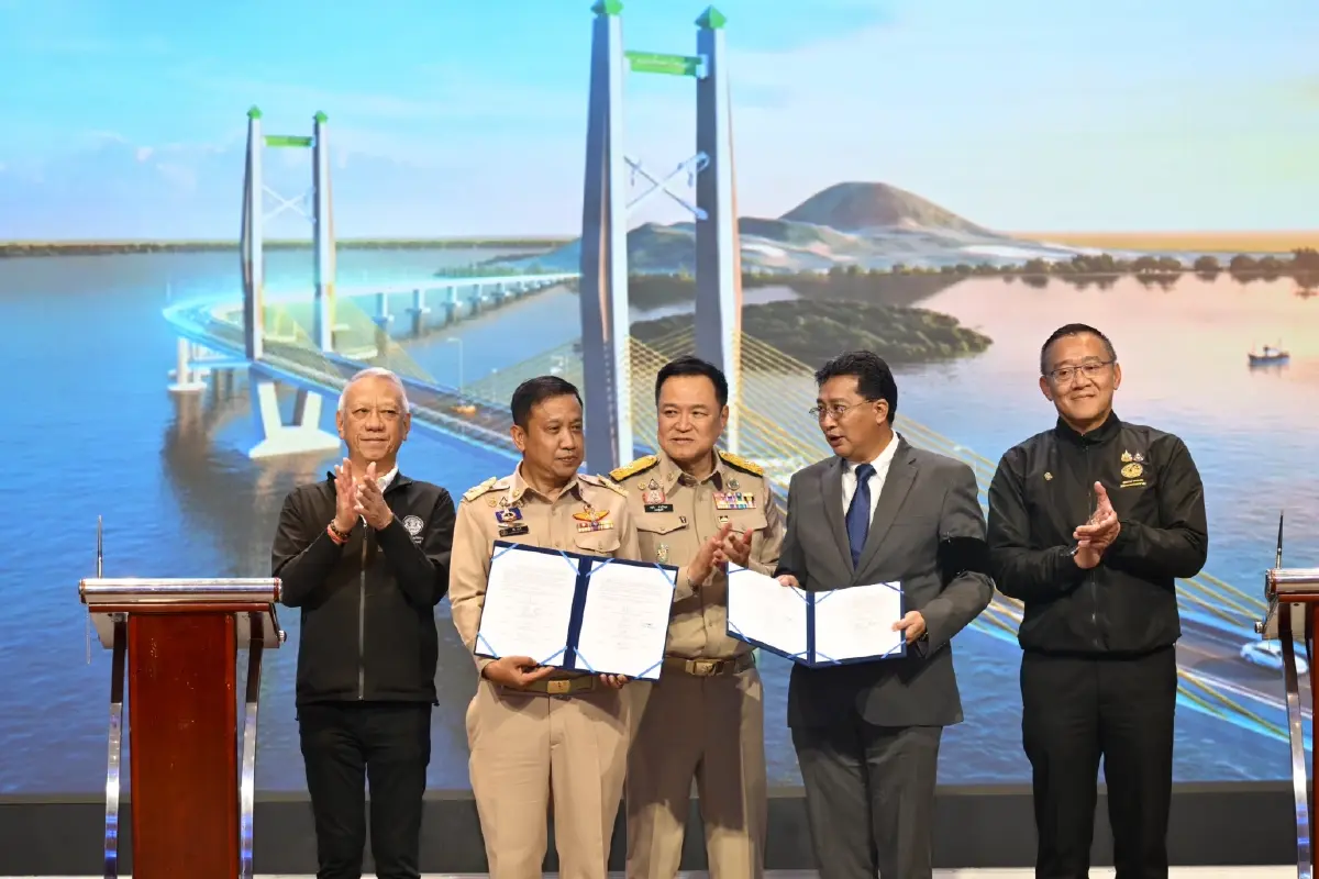 ดีเดย์ 31 ส.ค.69 ลงนามสร้าง 2 สะพานเชื่อมทะเลใต้ ‘อนุทิน’ ขีดเส้นเปิดปี 72