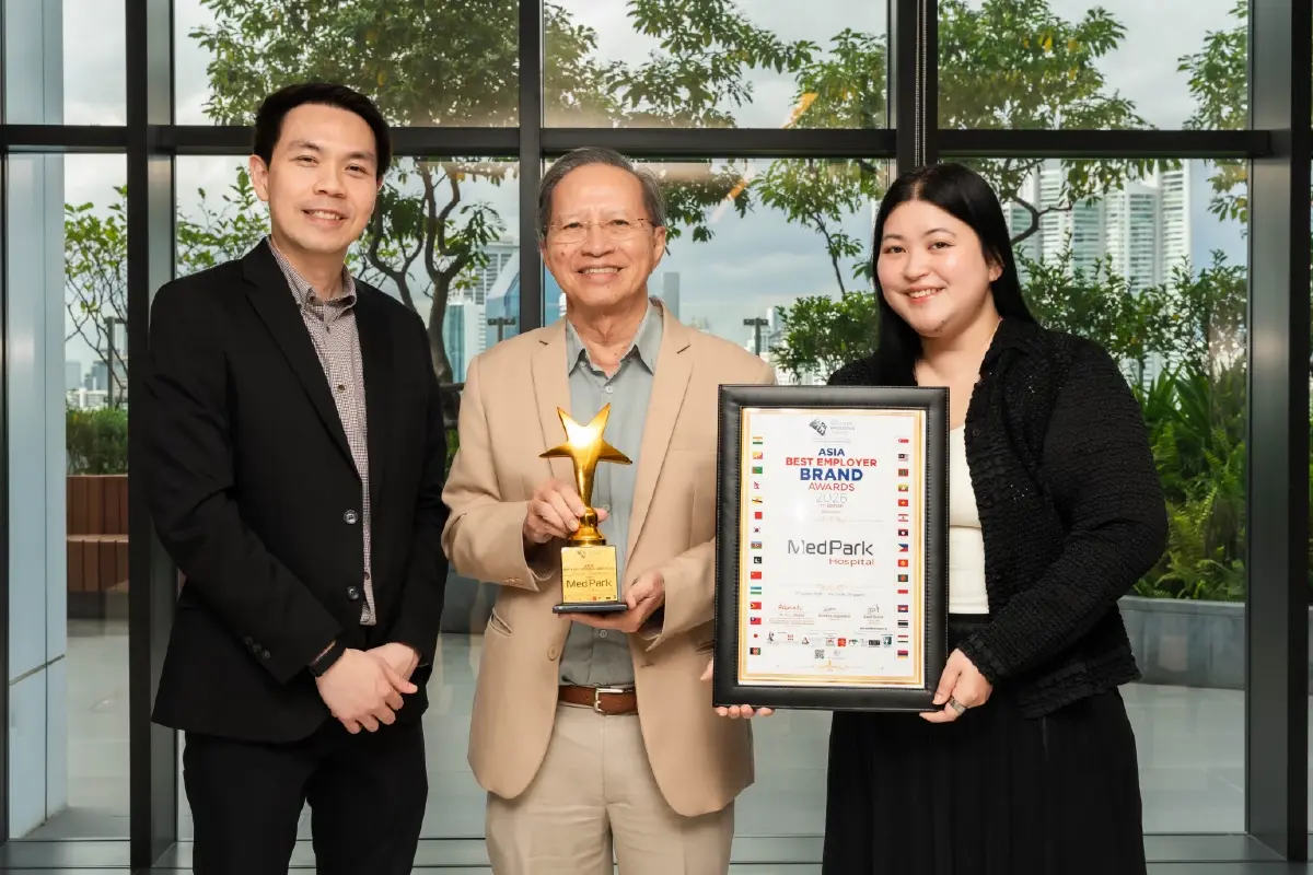 รพ.เมดพาร์ค คว้ารางวัล Asia Best Employer Brand Awards 2026 ตอกย้ำองค์กรที่ให้คุณค่ากับบุคลากร