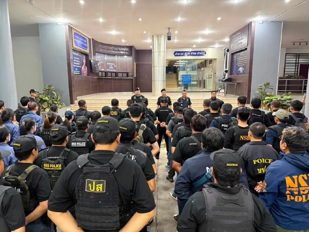ยึดทรัพย์ 13 ล้าน จับกัญชาไฟฟ้า สกัด THC เถื่อน รวบ 9 ผู้ต้องหา