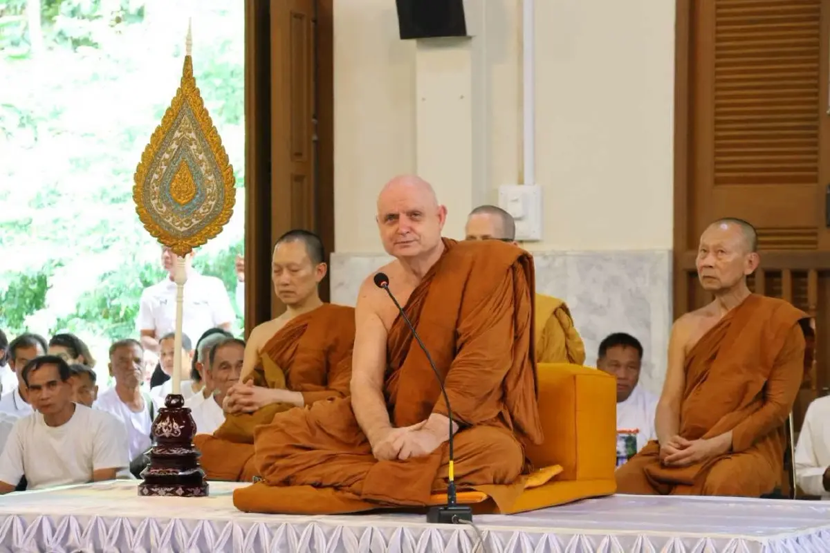 อุบลฯ ต้อนรับ 'สมเด็จฌอน ชยสาโร' เยือนวัดหนองป่าพง รำลึกหลวงปู่ชา