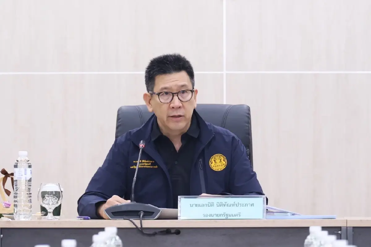 'เอกนิติ' สั่งทำ Risk Map สแกน จุดเสี่ยงเรียลไทม์ รับมือน้ำท่วม-ภัยแล้ง ภาคกลาง
