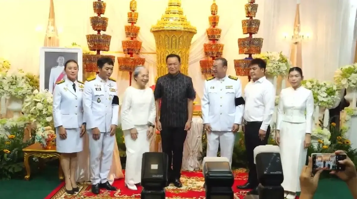 4 นายกฯ ร่วมงานสวดพระอภิธรรม ‘เกรียง’ นักการเมืองร่วมอาลัยเนืองแน่น