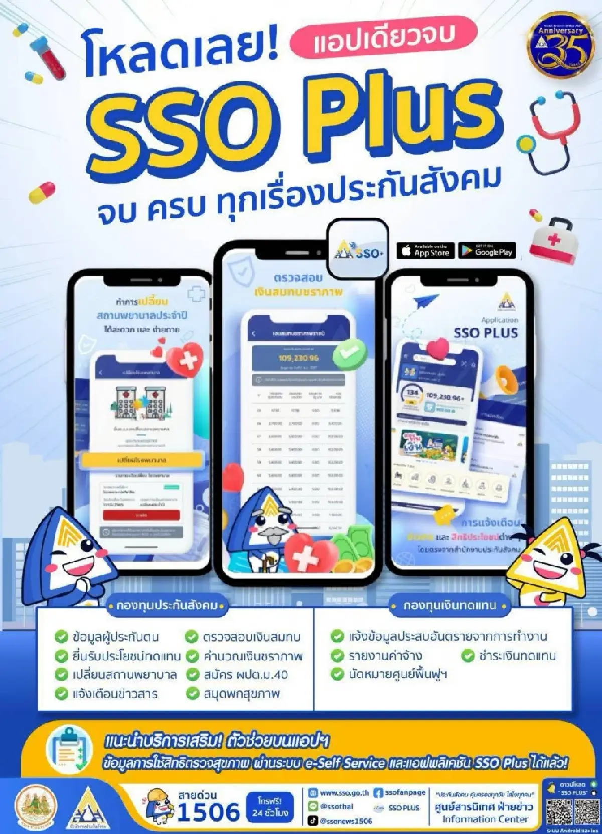 เงินเข้าแล้ว ประกันสังคม โอนบำนาญชราภาพ สิงหาคม 2569 ยาวตลอดชีวิต